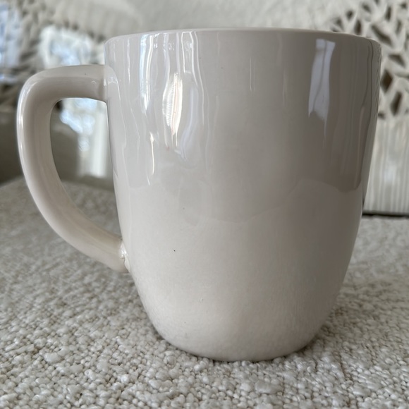 Rae Dunn MERRY CHRISTMAS Coffee Mug Red Interior Holiday - Picture 3 of 7